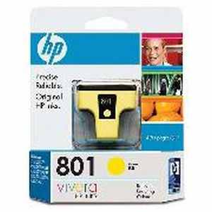HP 801 (C8773ZZ) Yellow Ink Cartridges - Click Image to Close