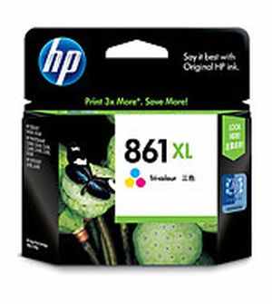 HP 861XL Large Tricolor Ink Cartridge - Click Image to Close