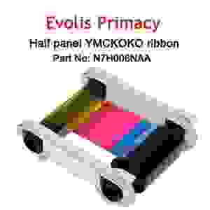 Evolis Half-Panel High Trust Zenius / Primacy YMCKO Color Ribbon - Click Image to Close