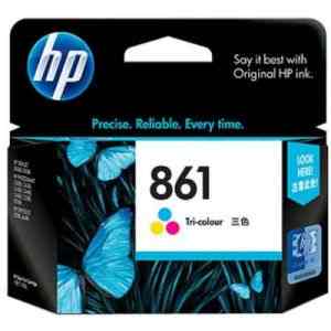 HP 861 Tri-colour Inkjet Print Cartridges - Click Image to Close