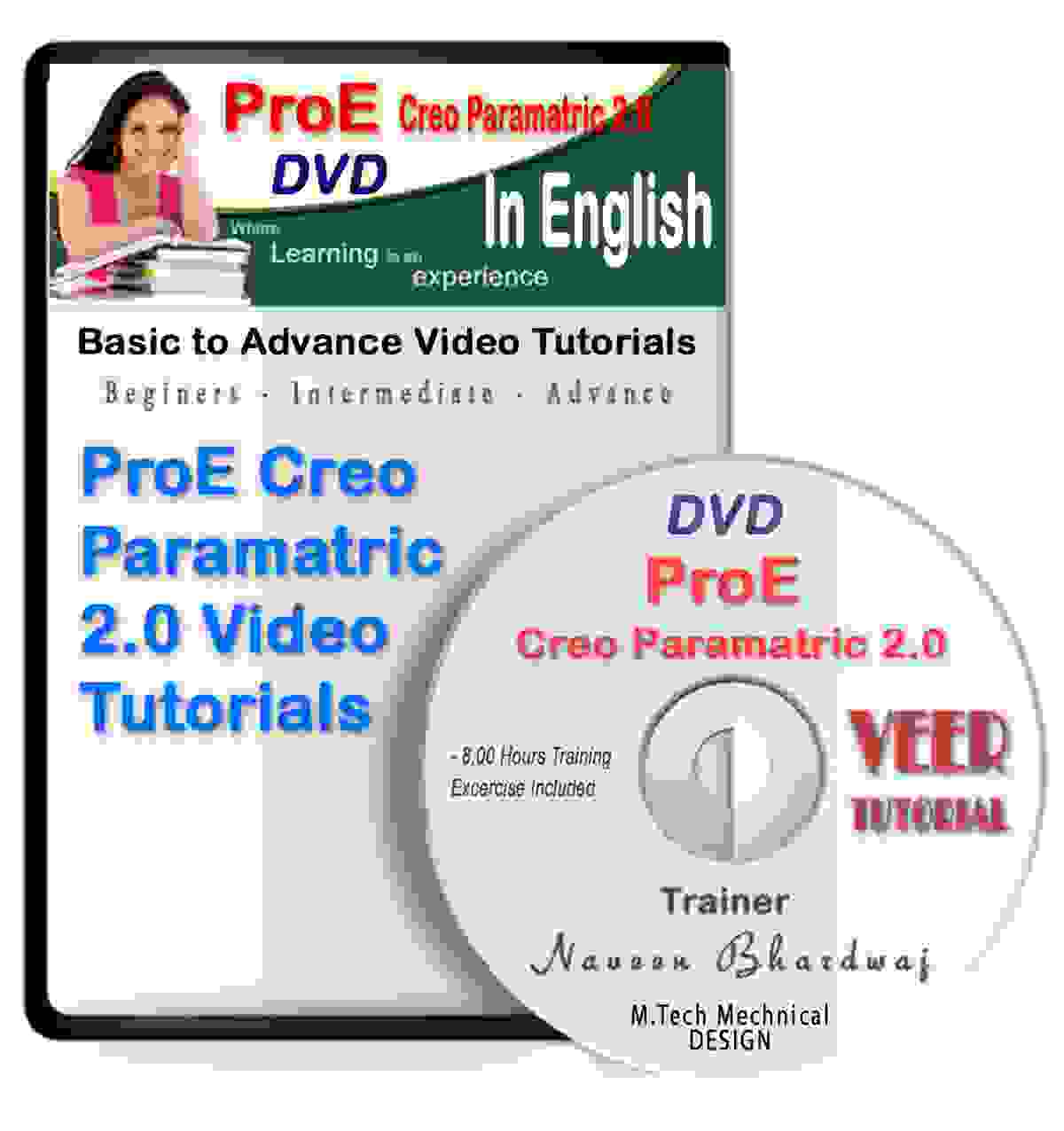 Pro Engineer Creo Tutorial DVD Latest Version Basic to Advance in English Training Video