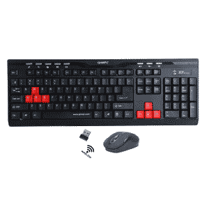 Quantum QHMPL 9440 2.4G Wireless Combo Multimedia Keyboard Mouse - Click Image to Close