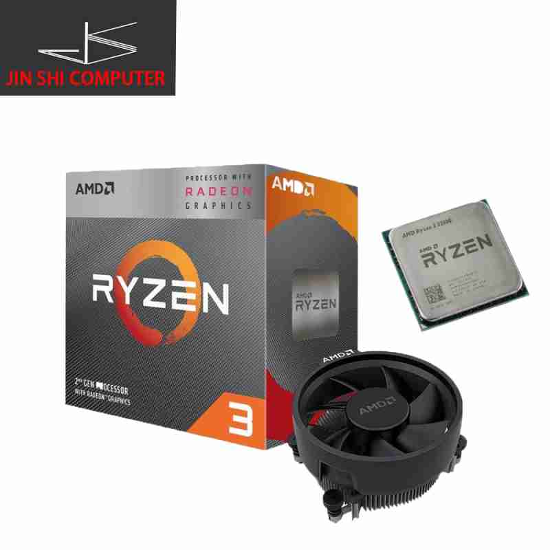 AMD Ryzen 3200G 3 with Radeonâ„¢ Vega 8 Graphics APU Desktop Processor