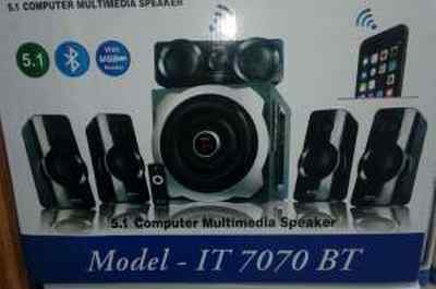 Bond IT7070BT 5.1 Multimedia with FM, USB & Remote Control Woofer Speaker - Click Image to Close