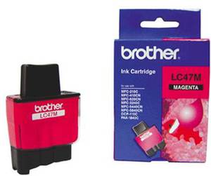 Brother LC 47M Magenta Ink cartridge - Click Image to Close