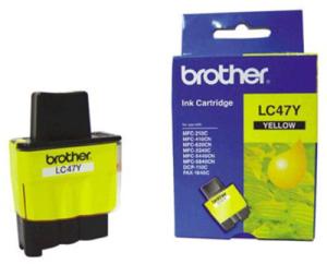 Brother LC 47Y Yellow Ink cartridge