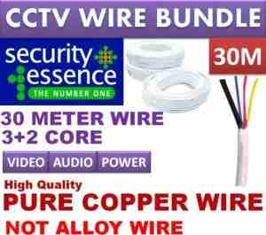 CCTV Camera Cable Coxial Pure Copper Wire