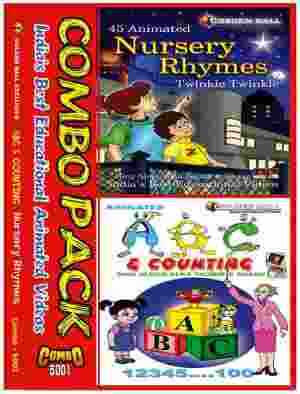 Golden Ball Combo Pack Of Nursery Rhymes ABC And Counting VCD
