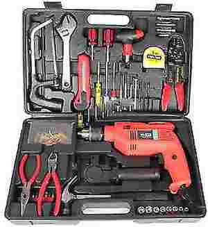 Tool kit with Impact Drill 13MM in BMC Pack 111pcs Home Heavy Duty