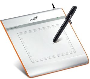 Genius Mouse Easy Pen i405X 8 x 8 inch Graphics Tablet - Click Image to Close