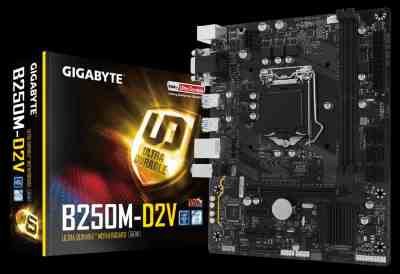 Gigabyte GA-B250M-D2V for 6th and 7th Gen LGA 1151 (Socket H4) ATX motherboard