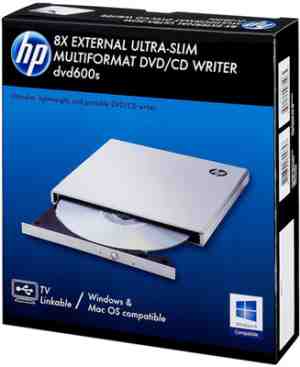 HP 600S-TV Linkable External DVD Writer - Click Image to Close