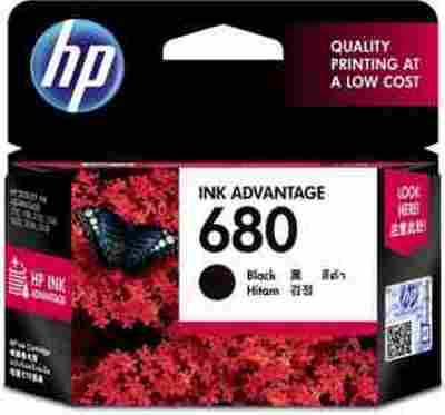HP 680 Ink-advantage Black Original Printer Ink - Click Image to Close