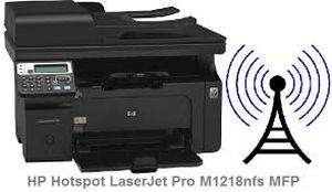 HP HotSpot LaserJet Pro M1218nfs Wireless Wifi Printer