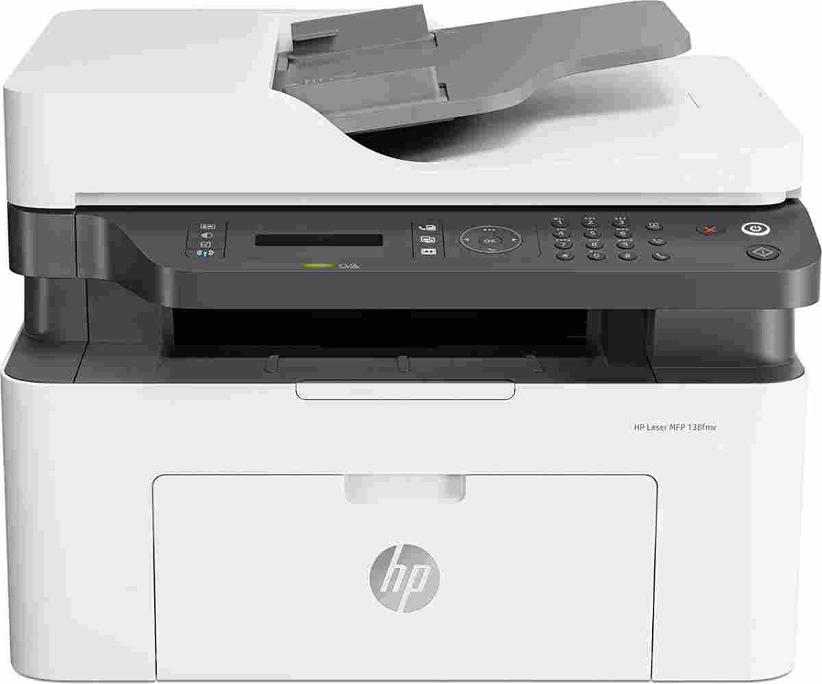HP 138fnw MFP Multi Function Print Scan Copy Fax Network Wireless Laser Printer