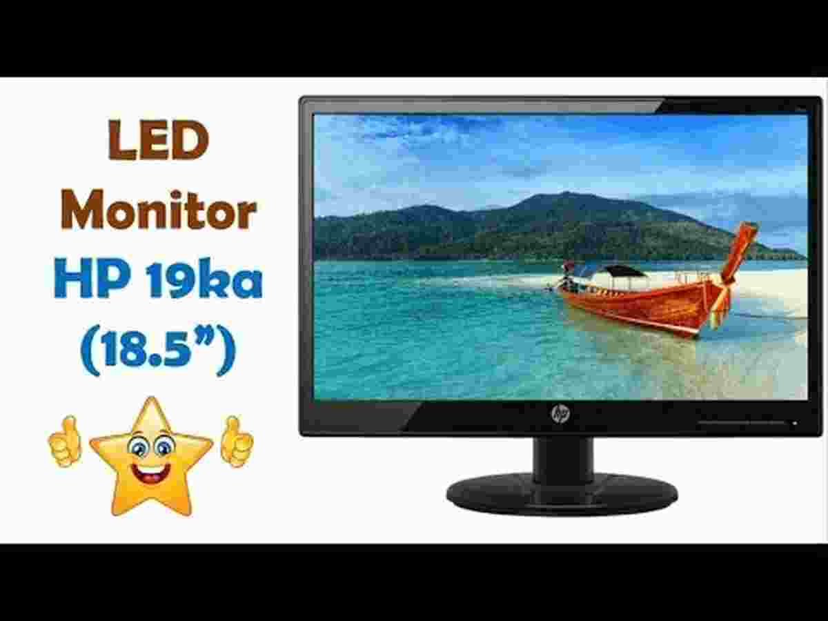 Hp Led Monitor | HP 19KA 18.5-Inch Monitor Price 29 Mar 2024 Hp Led Backlit Monitor online shop - HelpingIndia