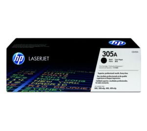 HP 305A CE410A Black LaserJet Toner Cartridge - Click Image to Close
