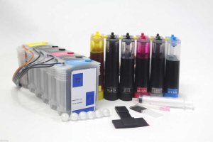 CISS Ink Tank System for HP72 Cartridge DesignJet T610 T620 T790 T770 T1100 Kit - Click Image to Close