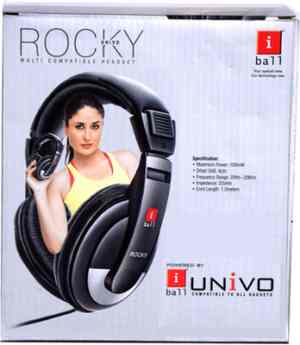 Rocky Wired Headset | iBall Rocky Univo Headphones Price 19 Apr 2024 Iball Wired Headphones online shop - HelpingIndia