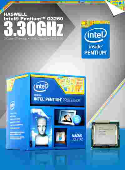 Intel Dual Core G3260 LGA 1150 4th Gen Processor CPU - Click Image to Close