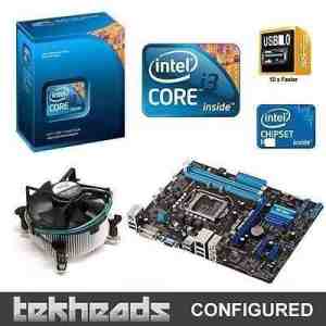 Intel Chipset H55 MotherBoard + I3 Processor + Original CPU Fan Combo Kit