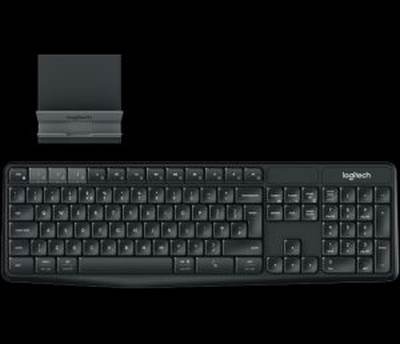Logitech K375s Multi-Device Wireless Keyboard & Stand Combo - Click Image to Close
