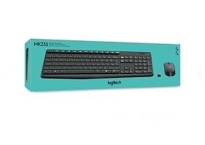 Logitech MK 235 Mouse Combo & Wireless Keyboard - Click Image to Close