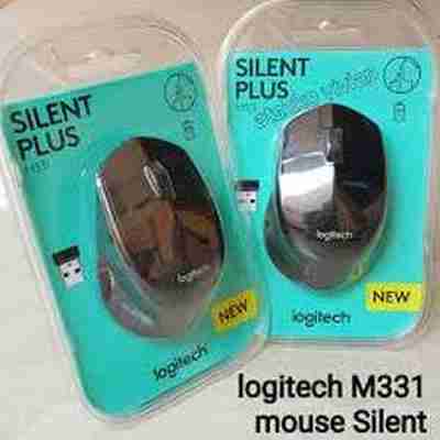 Logitech M331 Silent Plus Laptop Notebook Wireless Optical Mouse - Click Image to Close