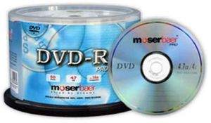 Moser Baer Pro Double Dual Layer Blank DVD-R 8.5GB JEWEL CASE - Click Image to Close