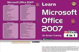 Microsoftw Office 2007 Learning (4 CD Pack) Tutorial - Click Image to Close