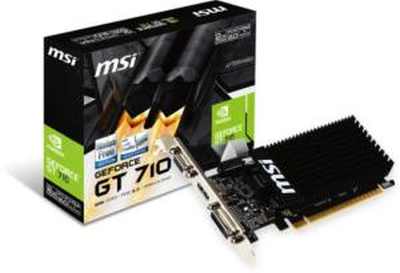 MSI GT 710 2GB DDR3 64-Bit NVIDIA GeForce Gaming/Graphics Card
