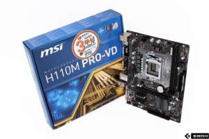MSI H110M Pro-VD 6th Gen DDR4 Desktop Motherboard