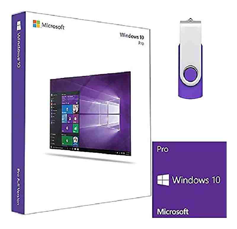 Microsoft Original Windows 10 Pro 64Bit OS Software OEM Pack DVD - Click Image to Close
