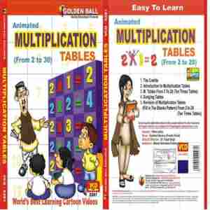 Golden Balls Animated Multiplication Tables From 2 To 20 English VCD