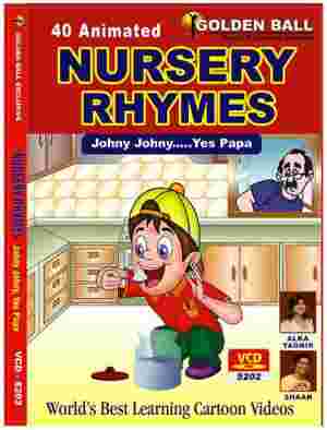Golden Ball Animated Johny Johny Yes Papa English DVD Nursery Rhymes - Click Image to Close