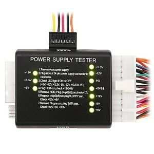 Power Supply Tester for PC ATX / SATA / HDD 20/24 Pin - Click Image to Close