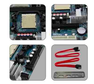 Zebronics ZEB N68 Combo AM2,AM2 AM3 AMD CPU Motherboard
