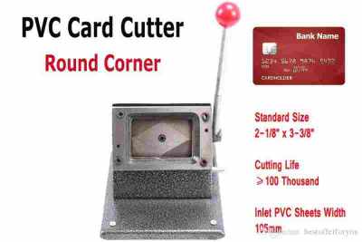 PVC IDCard Die Cutter Heavy Duty Plastic Paper PVC ID Card Die Cutter