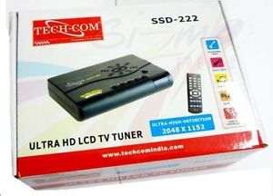 Tv Tuner Box | Techcom External TV Box Price 20 Apr 2024 Techcom Tuner Tft Box online shop - HelpingIndia