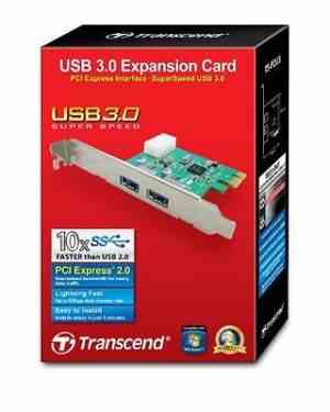 TRANSCEND Dual Port USB 3.0 PCI-Express High Speed internal card