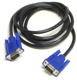 VGA 15 Pin to VGA 15 Pin Male Cable 1.5 M for TFT LCD LED Monitor - Click Image to Close