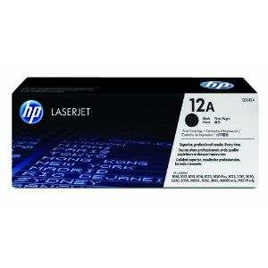 HP 12A Genuine Laser Printer Toner Cartridge - Click Image to Close