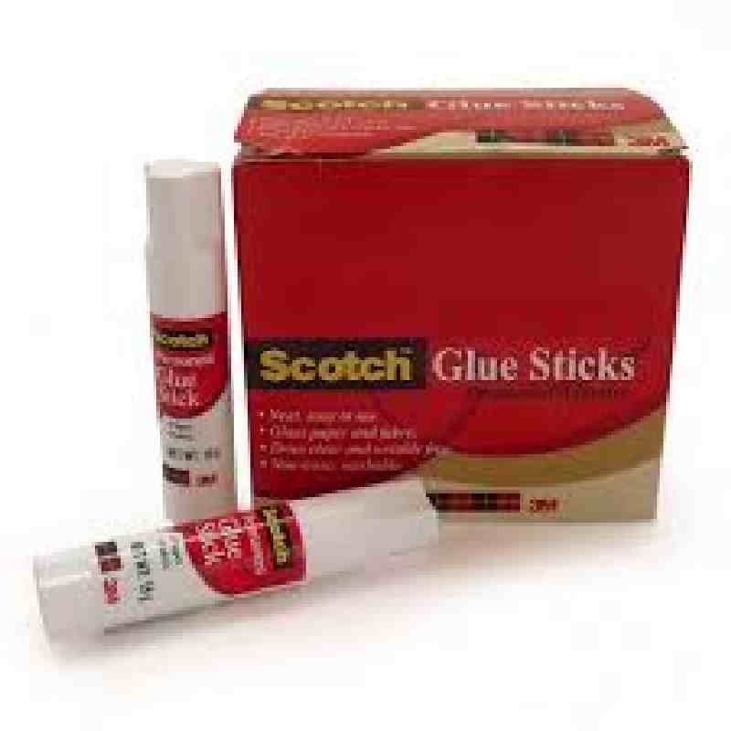 3M Scotch 15g Permanent White Glue Stick