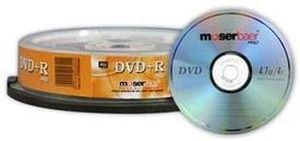 Moser Baer DVD+R Pro 10 Pack Normal Cake Box - Click Image to Close