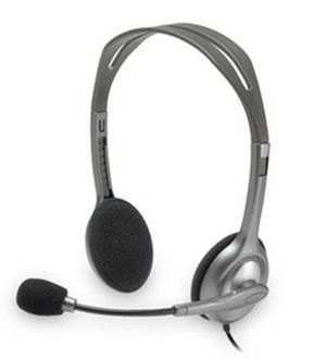 Logitech H110 Stereo Headset Headset headphone - Click Image to Close