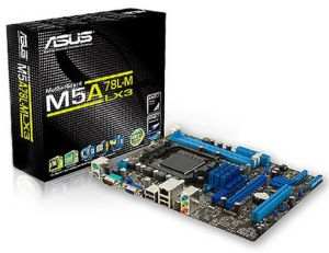 Asus M5A78L-M-LX3 16GB DDR3 AMD Motherboard