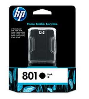 HP 801 (C8721ZZ) Black Ink Cartridges - Click Image to Close