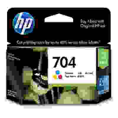 HP 704 Tri-color Ink Cartridge - Click Image to Close