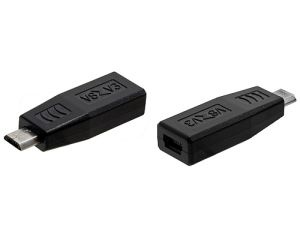 Mini USB to MicroUSB Micro Charger converter Pin Hub - Click Image to Close
