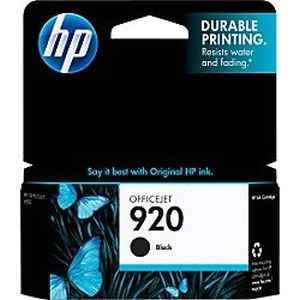 HP 920 XL Large Black Officejet Ink Cartridge - Click Image to Close